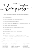 Movie Love Quotes Front