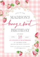 Berry First Birthday Front