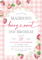 Berry Sweet Birthday Front