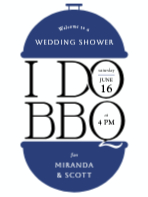 (18 x 24) I Do BBQ