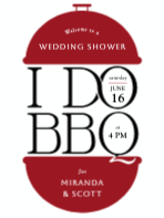 (18 x 24) I Do BBQ