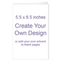 Blank Template - 5.5 x 8.5 Fold Program