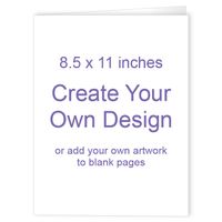 Blank Template - 8.5 x 11 Fold Program