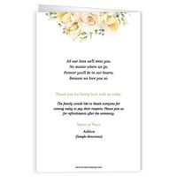 Rose Blooms, Yellow