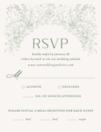 Wild Flora RSVP Front