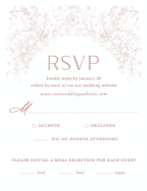 Wild Flora RSVP Front