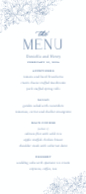 Wild Flora (Menu) Front