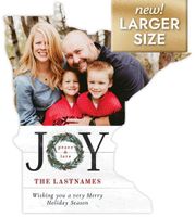 JOY Painted WreathLarge (5.51 x 6.18) Front