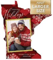 Country Snowflakes TartanLarge (5.51 x 6.18) Front