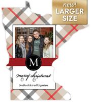 Monogram PlaidLarge (5.51 x 6.18) Front