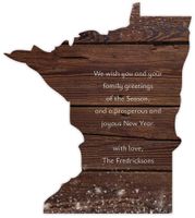 Rustic Wood and GreeneryLarge (5.51 x 6.18) Back
