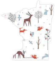 Winter WoodlandLarge (5.51 x 6.18) Back