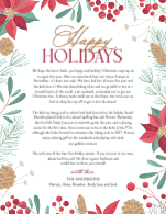 Festive Holiday Border Front