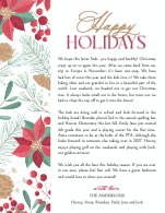 Festive Holiday Border Front