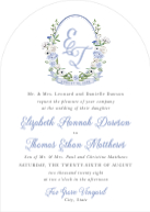 Floral Monogram (Shaped Cut) Front