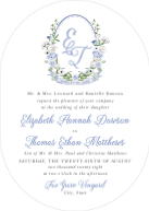 Floral Monogram (Shaped Cut) Front