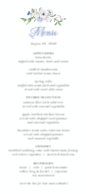 Floral Monogram (Menu) Front