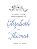 (18 x 24) Floral Monogram