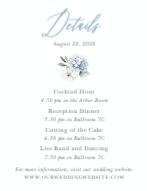 Blue Hydrangea Crest Details Enclosure Front