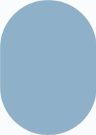 Blue Hydrangea Crest (Shaped Cut) Back
