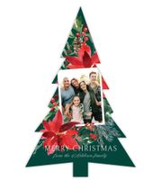 Poinsettia Tree (Shaped Cut) Front