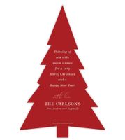 Christmas Calligraphy (Shaped Cut) Back