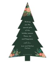 Christmas Bouquet (Shaped Cut) Back