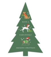 Paws-itively Amazing Christmas (Shaped Cut) Front
