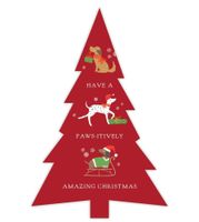 Paws-itively Amazing Christmas (Shaped Cut) Front