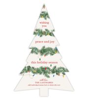 Bright Lights Tree (Shaped Cut) Back