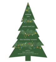 Bright Lights Tree (Shaped Cut) Back