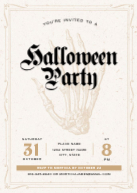 Skeleton Hand Front