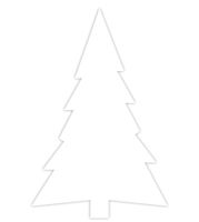 Blank Page (Tree Shaped Card) Back