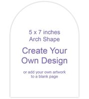 Blank Page (Arch Shaped Card) Front