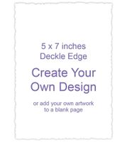 Blank Page (Deckle Edge Card) Front