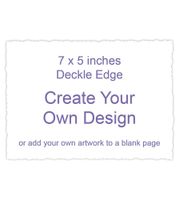 Blank Page (Deckle Edge Card) Front