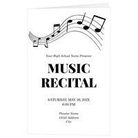 Recital Program Back | Front
