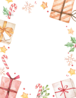 Gifts and Candy Canes Back