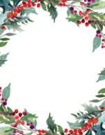 Wreath Border Back