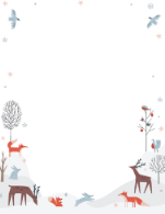 Winter Woodland Back