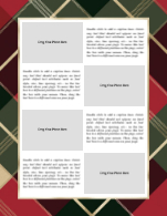 Foiled Tartan Back