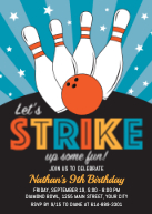 Bowling Party Front