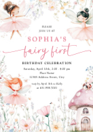 Fairy First Birthday Front