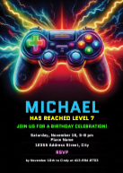 Video Game Party Front