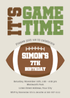 Football Birthday Front