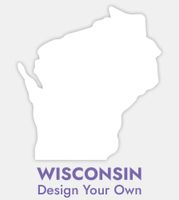 Wisconsin Shaped Card - Design Your Own Back