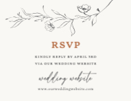 Spring Vines RSVP Front