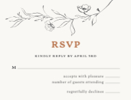 Spring Vines RSVP Front