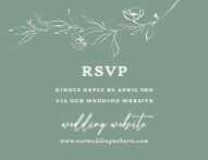 Spring Vines RSVP Front