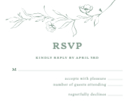 Spring Vines RSVP Front